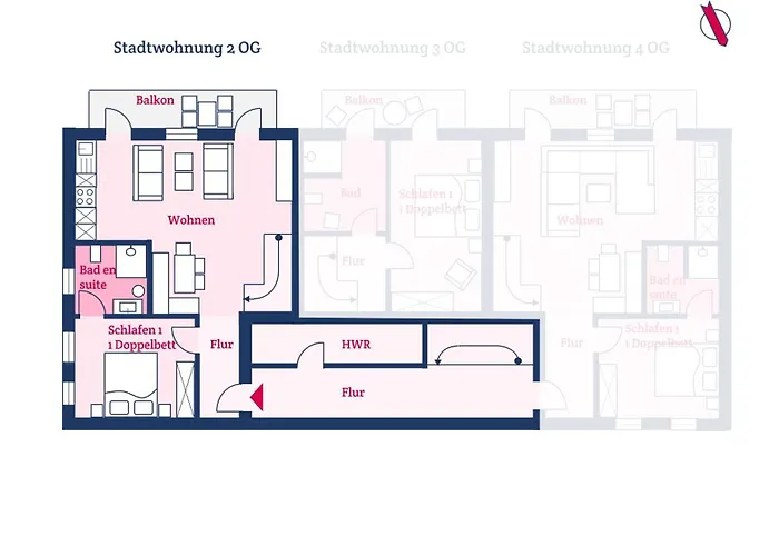 Stadtwohnung 2 * Wyk auf Föhr